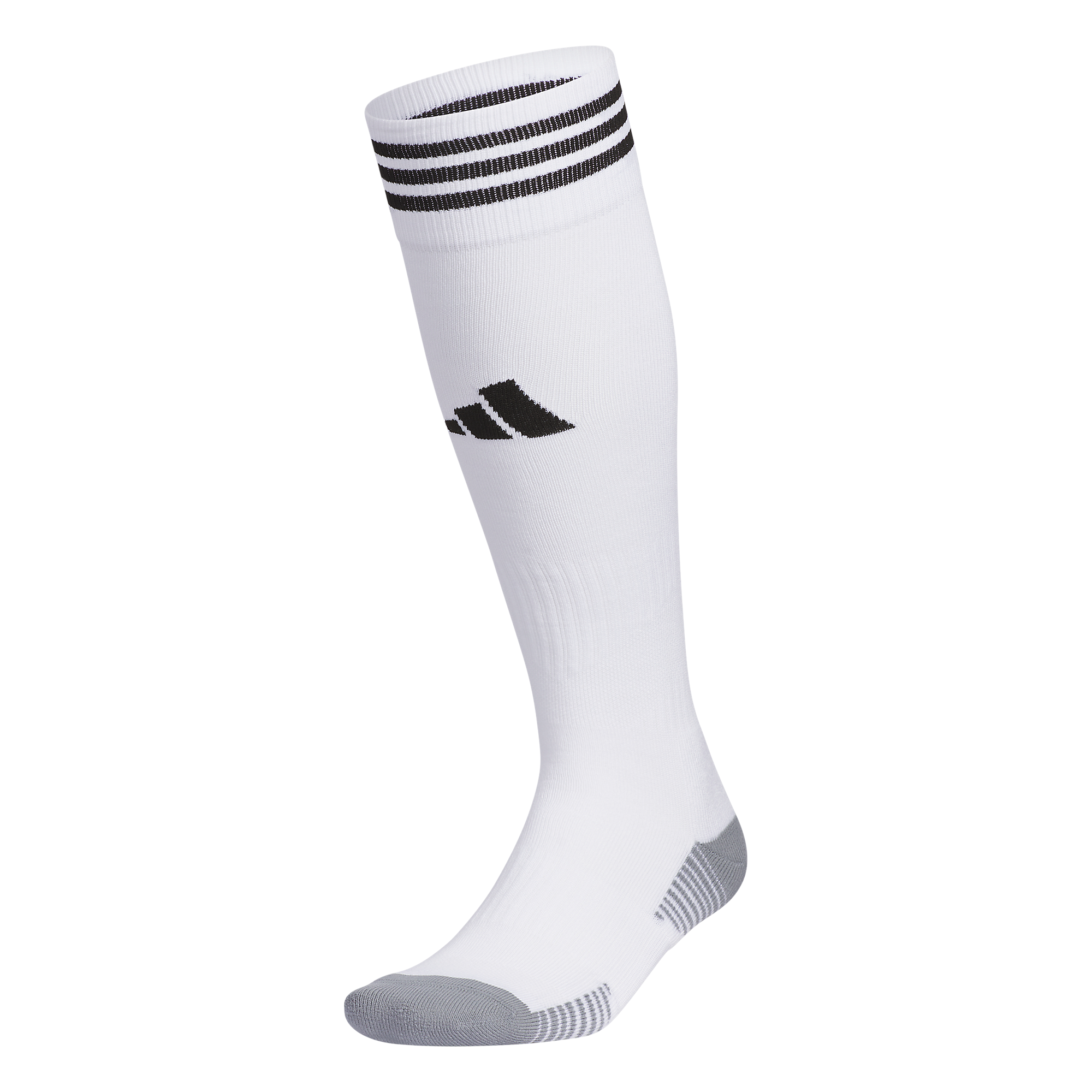 adidas Copa Zone Cushion OTC White/Black Soccer Socks - Large